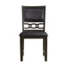 Amherst - Standard Height Faux Leather Side Chair (Set of 2) - Walnut - Stylish Home Furniture