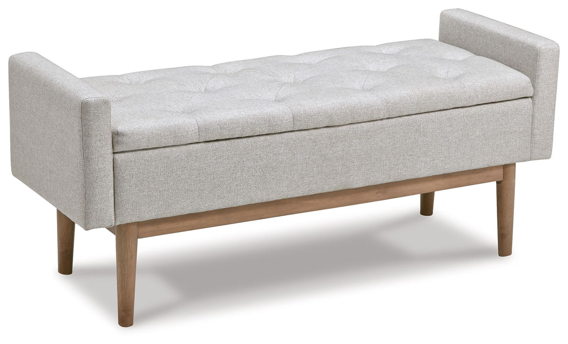 Briarson - Storage Bench - Beige / Brown - Stylish Home Furniture