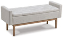Briarson - Storage Bench - Beige / Brown - Stylish Home Furniture