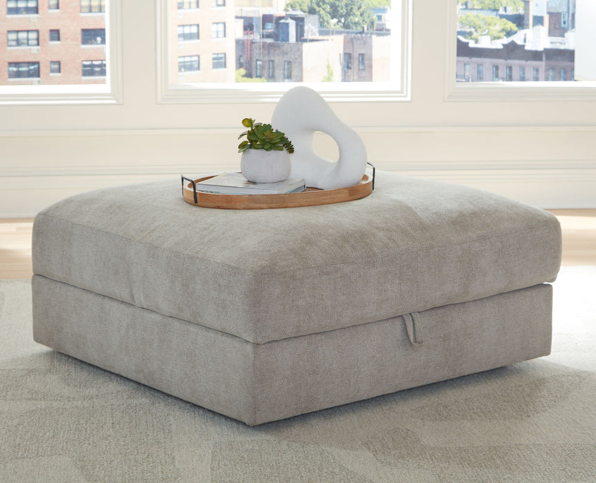 Aslan Court - Ottoman With Storage - Pebble - Stylish Home Furniture