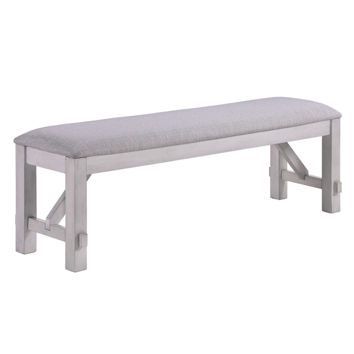 Maisie - Bench - White - Stylish Home Furniture