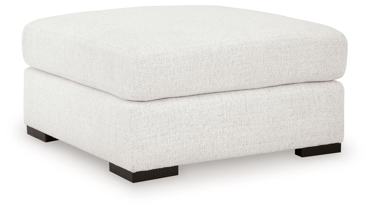 Misty-Lakes - Oversized Accent Ottoman - Chalk - Stylish Home Furniture