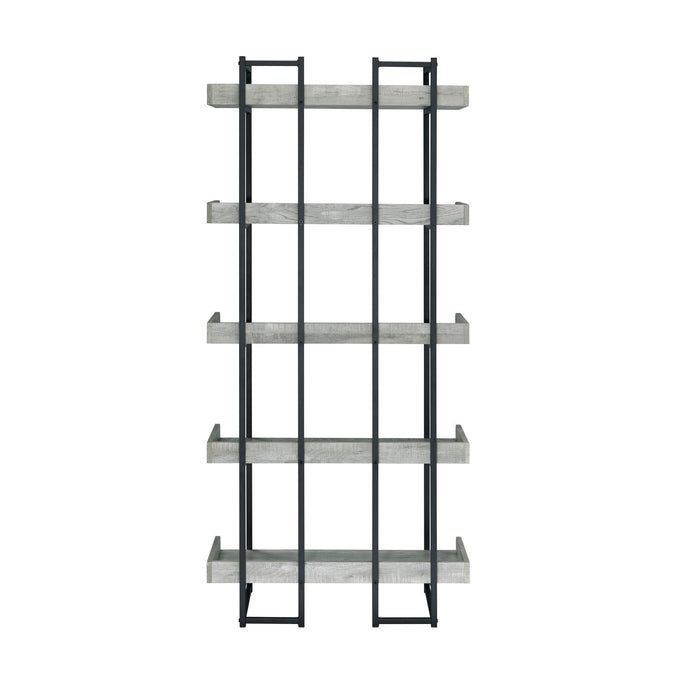 Preston - Bookshelf - Gray - Stylish Home Furniture