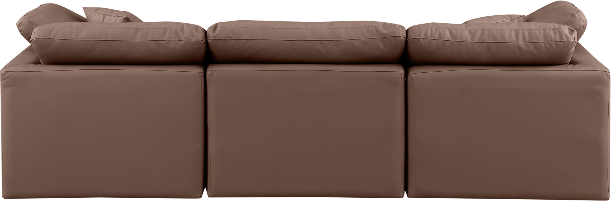 Indulge - Faux Leather 3 Seat Modular Sofa - Stylish Home Furniture