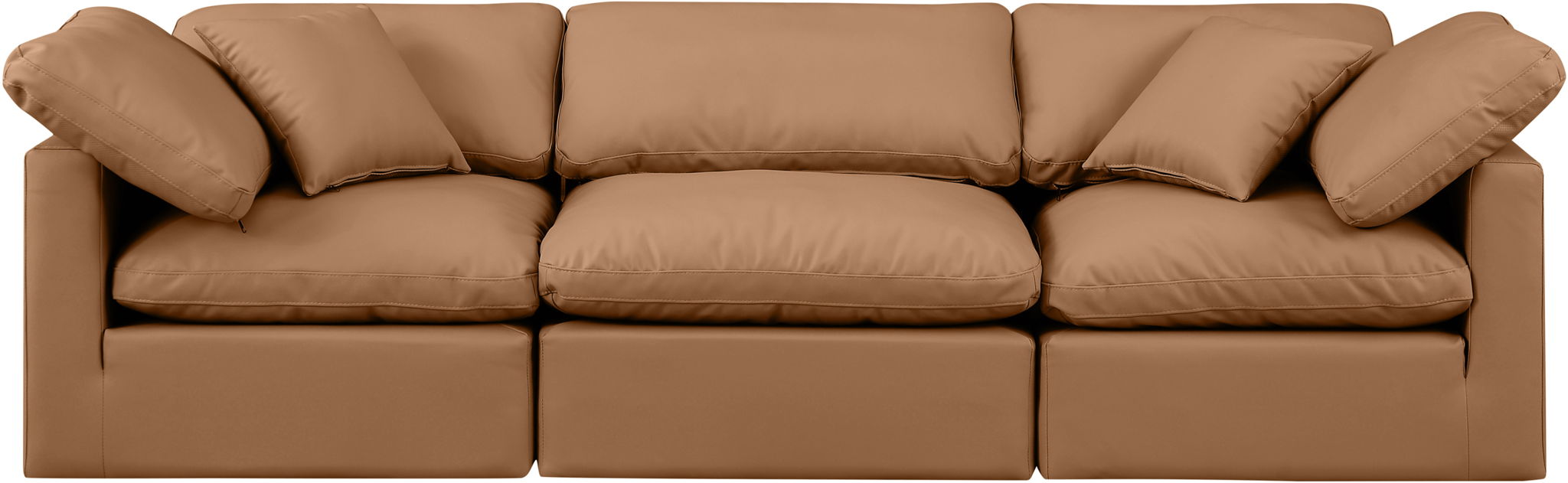 Indulge - Faux Leather 3 Seat Modular Sofa - Stylish Home Furniture