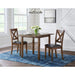 Alex - 3 Piece Dining Set With Drop Leaf Table - Espresso - Stylish Home Furniture