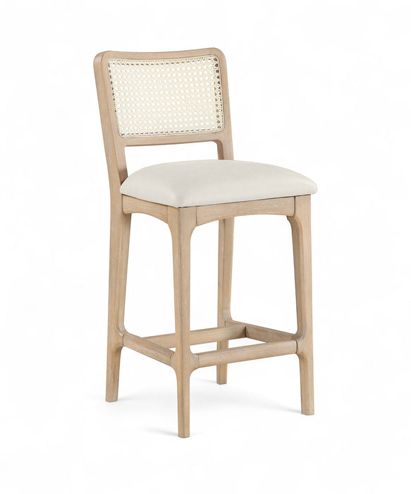 Atrium - Counter Stool With Brushed Natural Base (Set of 2)