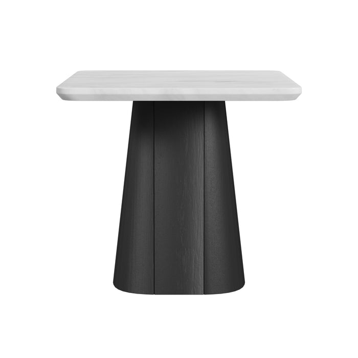 Edison - End Table - White And Black - Stylish Home Furniture