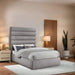 Adam - Boucle Fabric Bed With 70.5" Headboard - Stylish Home Furniture