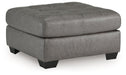 Clairette Court - Oversized Accent Ottoman - Alloy - Stylish Home Furniture