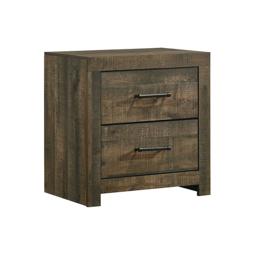Bailey - 2-Drawer Nightstand - Walnut - Stylish Home Furniture
