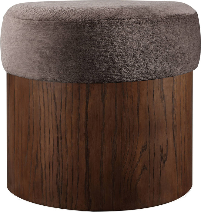 Nimes - Ottoman / Stool With Brown Base