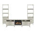 Westland - 4 Piece Entertainment Unit With 82" TV Console - Almond - Stylish Home Furniture