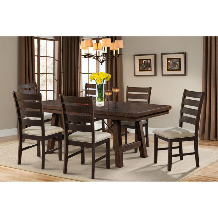 Jax - Ladder Back Side Chair (Set of 2) - Smokey Walnut - Stylish Home Furniture