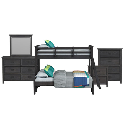 Hampton Kids - Bunk With Ladder Bedroom Set - Stylish Home Furniture