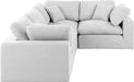 Comfy - 4 Piece Linen Fabric Modular Sectional - Stylish Home Furniture