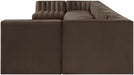 Rummi - Armless Velvet Performance Fabric Upholstered 9 Piece Modular Sectional - Stylish Home Furniture