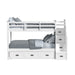Hampton Kids - Bunk With Staircase And Trundle - Stylish Home Furniture