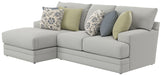 Stockbridge - Sectional With Comfort Coil Seating And 9 Accent Pillows Included - Stylish Home Furniture
