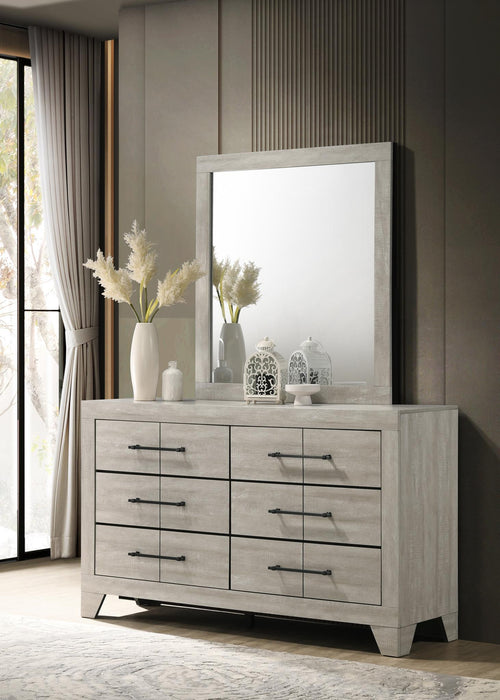 B420 - Mirror - Dusty Gray Oak