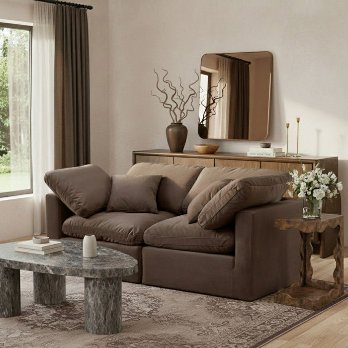 Indulge - Velvet 2 Seat Modular Sofa - Stylish Home Furniture