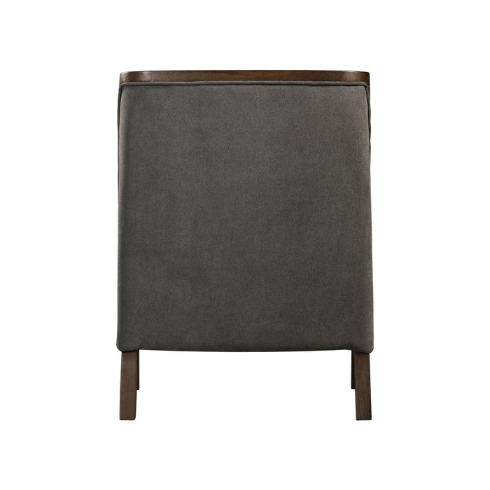 Hopkins - Chair With Brown Arm - Stylish Home Furniture