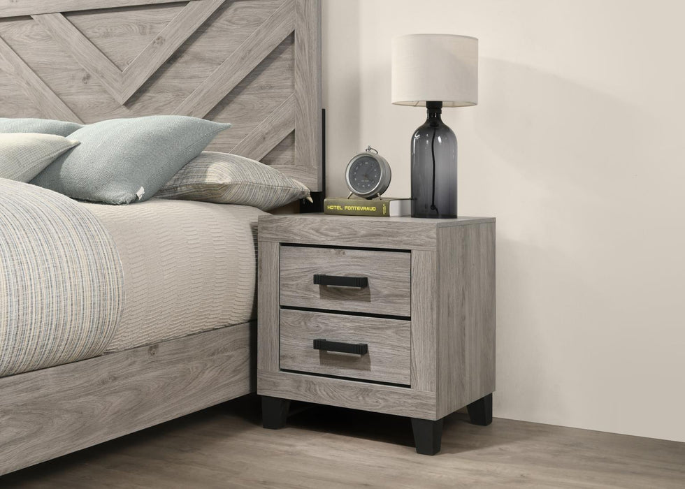 B528 - Nightstand - Light Gray
