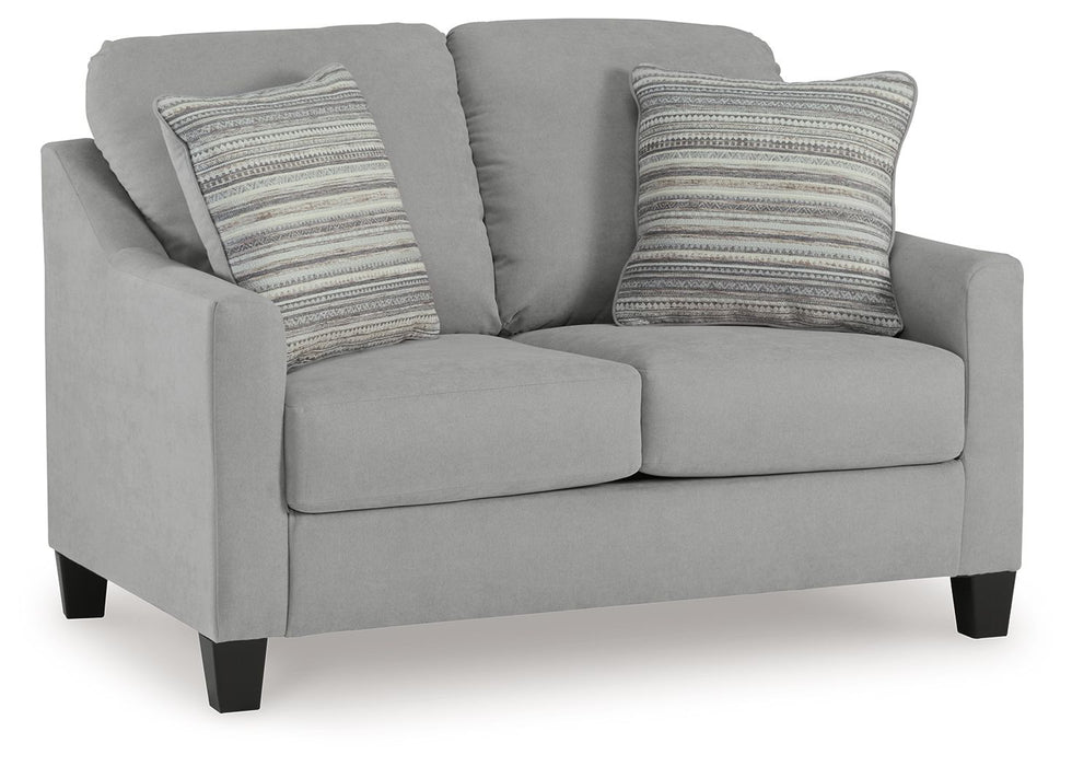 Adlai - Loveseat - Shadow - Stylish Home Furniture