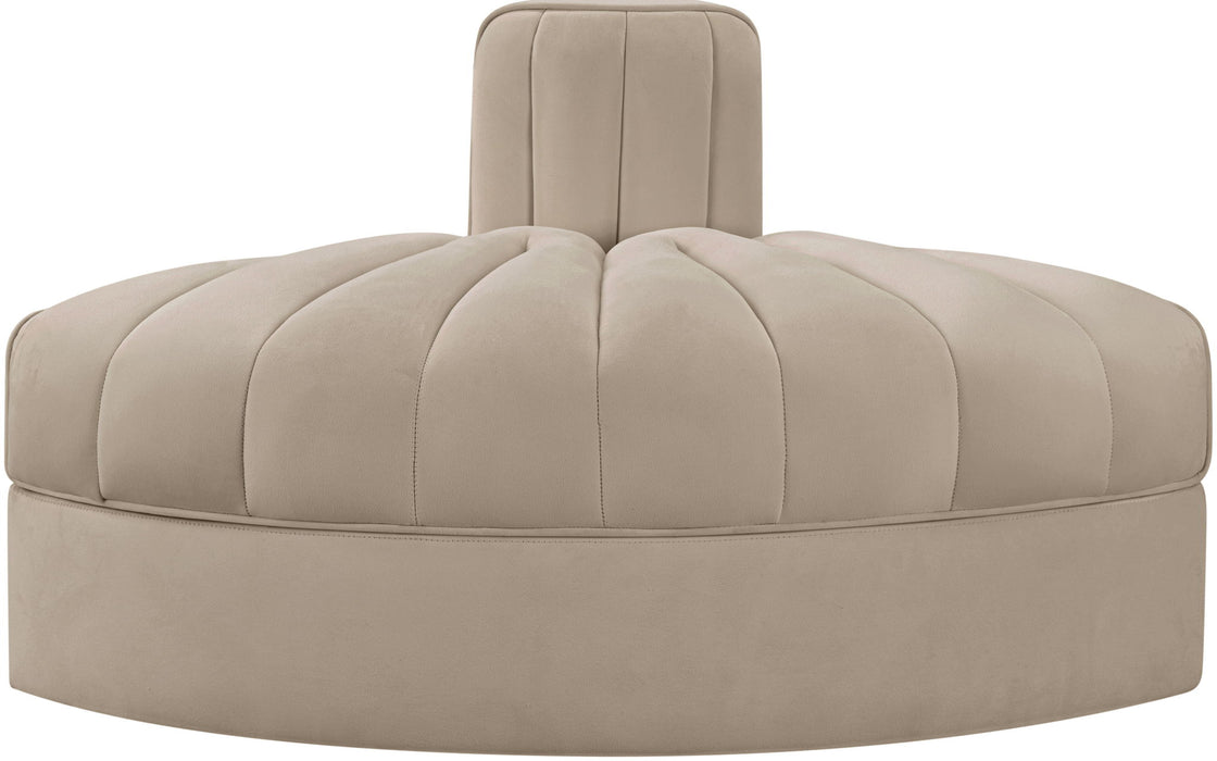 Rummi - Velvet Performance Fabric Upholstered Modular Chair - Stylish Home Furniture