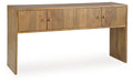 Ella Grove - Console - Rich Brown - Stylish Home Furniture