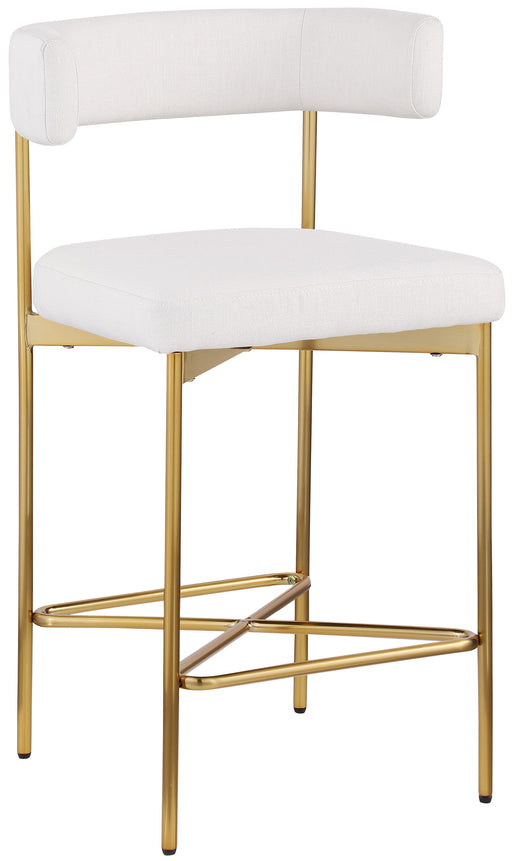 Rivage - Durable Stool With Gold Frame (Set of 2)