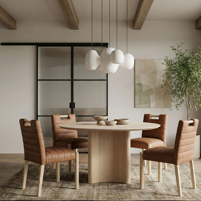 Aimee - Dining Side Chair (Set of 2) - Light Brown Legs