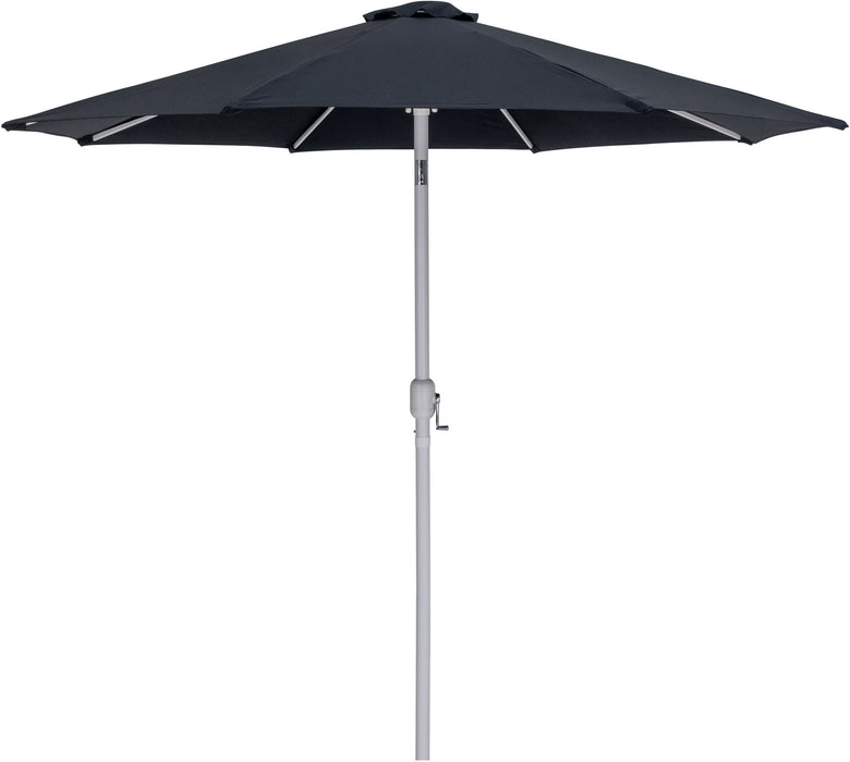 Fiji - Aluminum Patio Umbrella With Square Teak And White Base