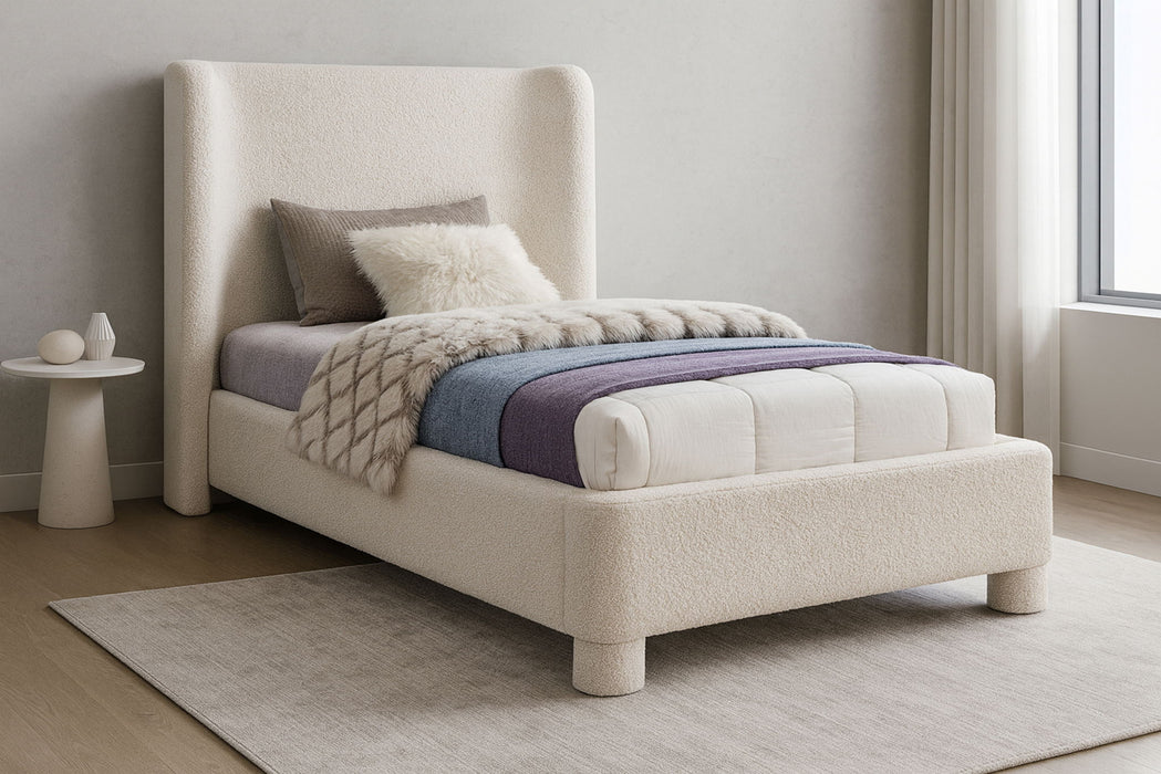 Penny - Boucle Fabric Bed