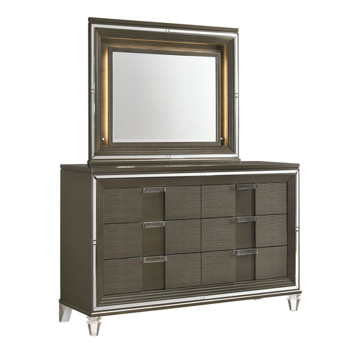 Twenty Nine - 6-Drawer Dresser With Mood Lighting Mirror - Stylish Home Furniture