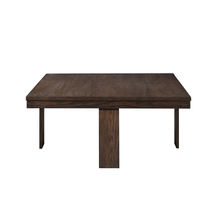 Paxton - 5 Piece Storage Coffee Table With 4 Tuck-In Ottomans - Dark Brown