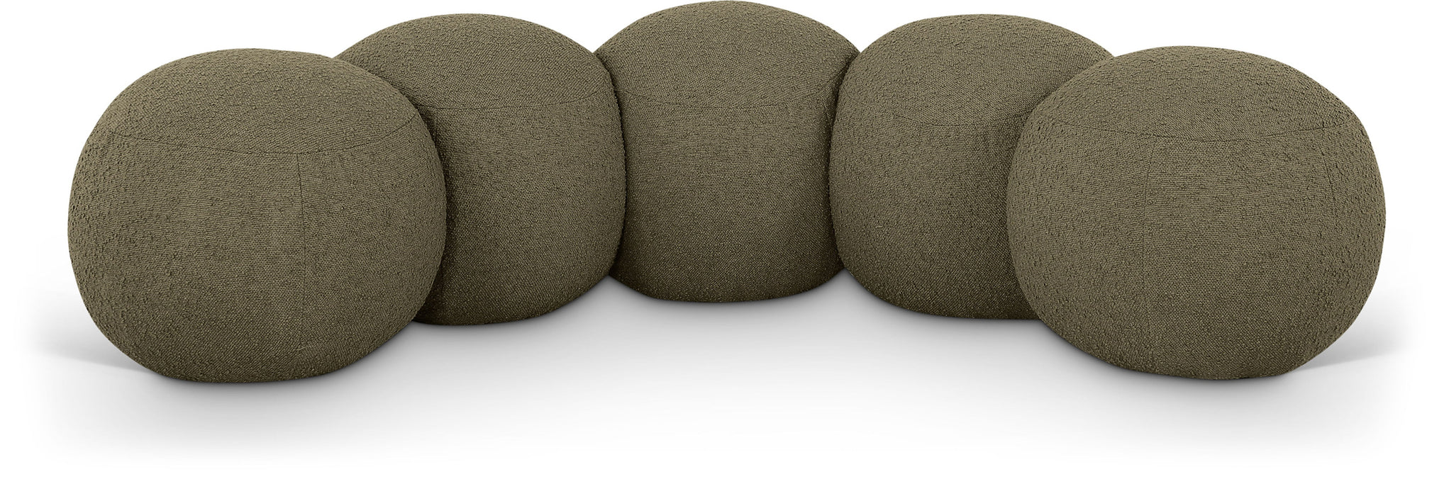 Apollo - Boucle Fabric Bench