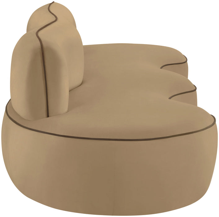 Swerve - Velvet 101" Upholstered Sofa