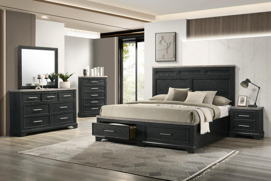 B324 - Mirror - Antique Gray - Stylish Home Furniture