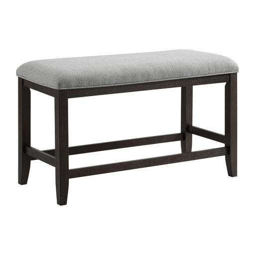 Elodie - Fabric Counter Bench - Charcoal / Gray - Stylish Home Furniture