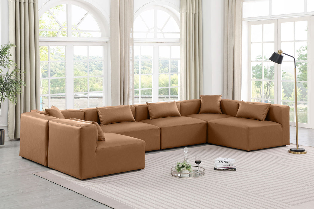 Cube - 6 Piece Modular Armless Sectional