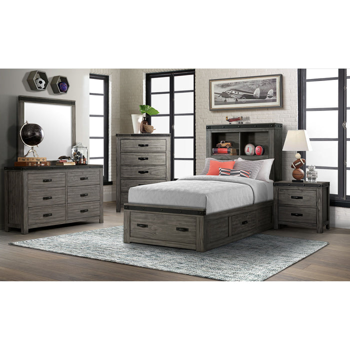 Wade - Youth Platform Storage Bed - Stylish Home Furniture