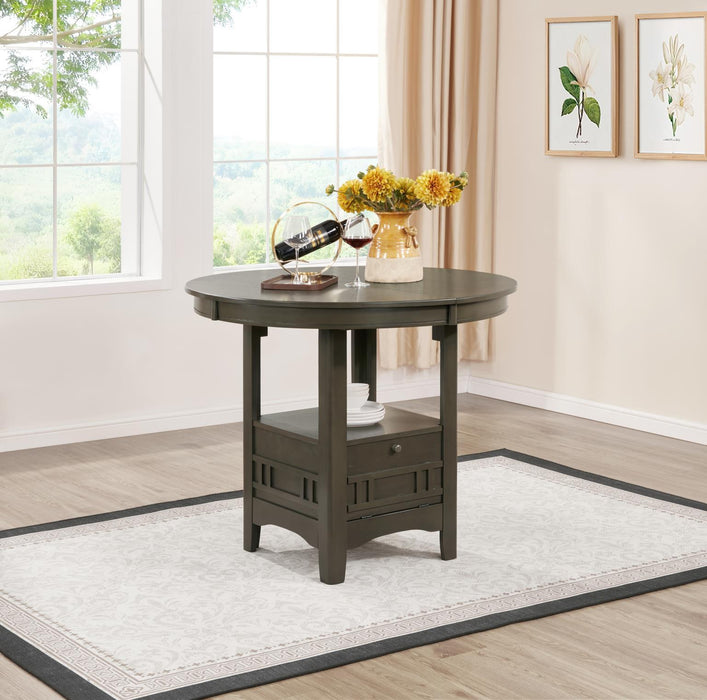 D152 - 5 Piece Dining Room Set (Dining Table & 4 Side Chairs) - Dark Brown