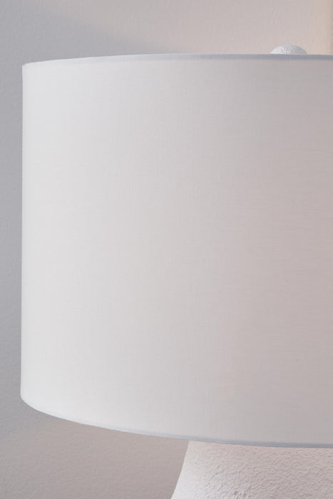 Dashland - Metal Table Lamp - White / Navy - Stylish Home Furniture