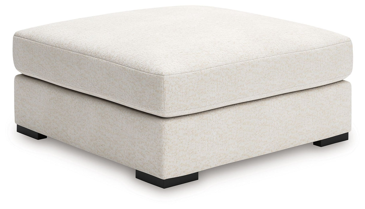 Donelson Creek - Oversized Accent Ottoman - Vanilla - Stylish Home Furniture