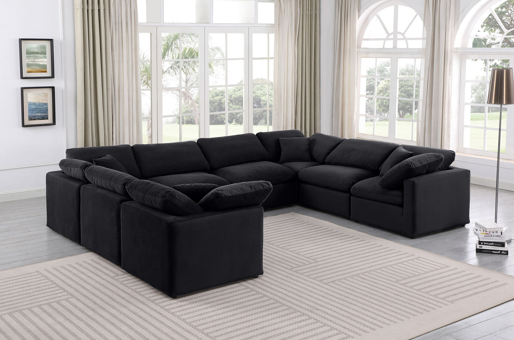 Indulge - Velvet 8 Piece Modular Sectional - Stylish Home Furniture