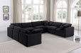 Indulge - Velvet 8 Piece Modular Sectional - Stylish Home Furniture