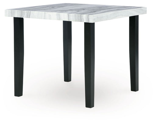 Mervannie - Square Dining Room Counter Table - Gray / Black - Stylish Home Furniture