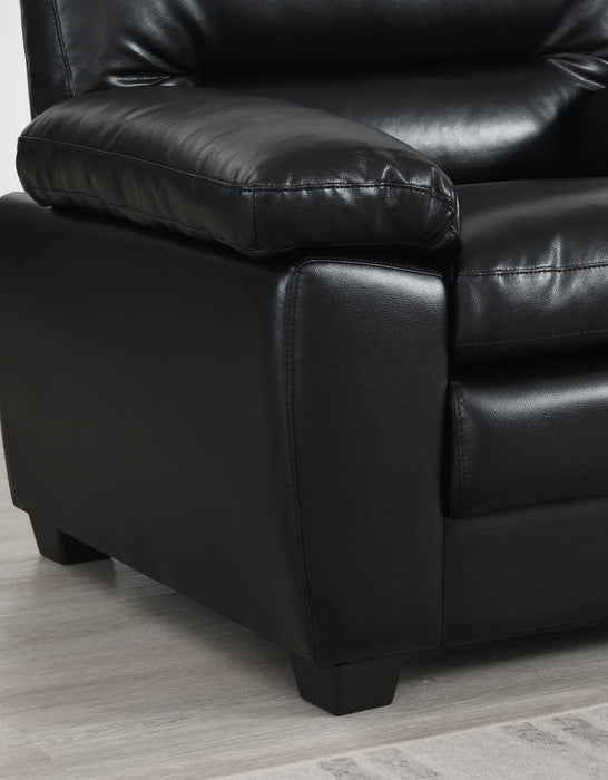 U529 - Loveseat - Black