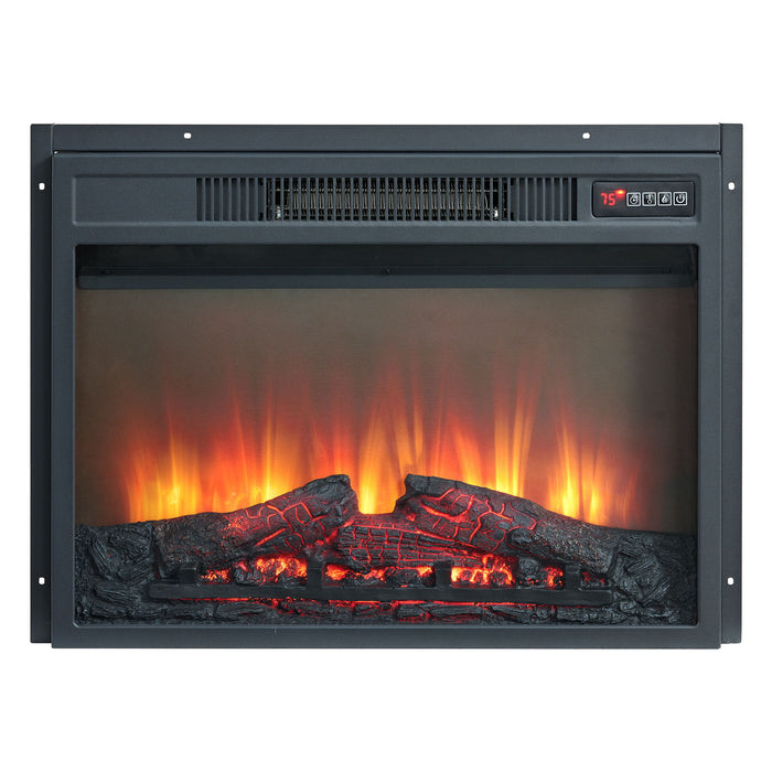 23" Fireplace Insert - Black - Stylish Home Furniture